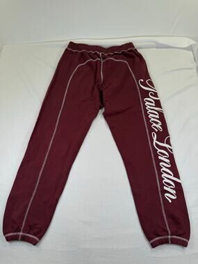 Palace Chain Stitch Joggers Burgundy Sweatpants Men’s S